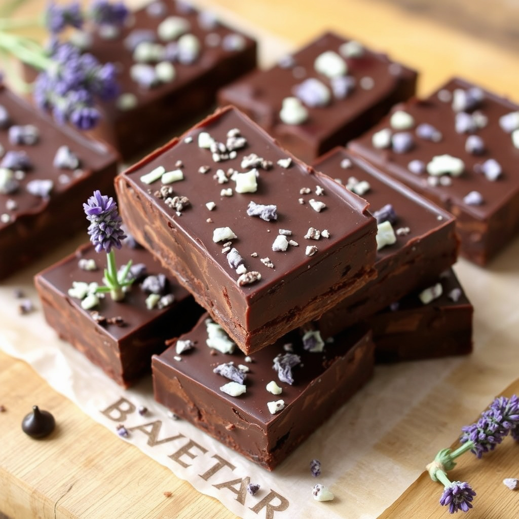 Lavendelsjokoladestenger