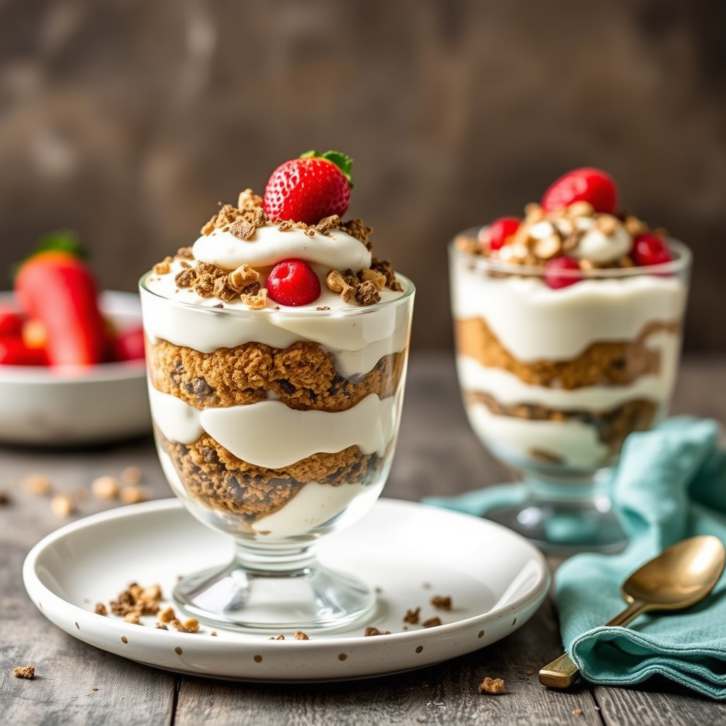 Lavkarbo cannoli-parfait