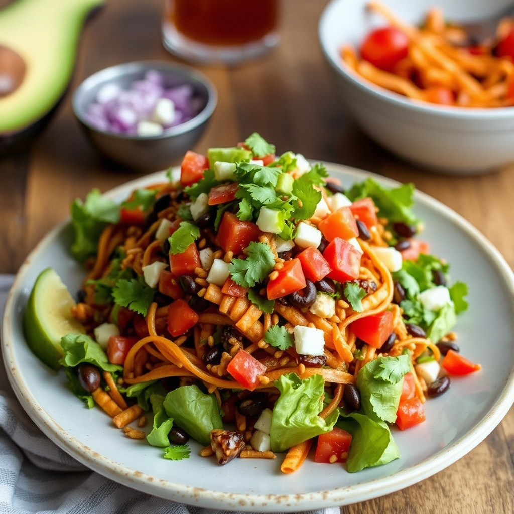 Lazy Katies Taco Salat