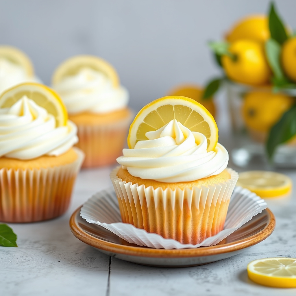 Lemony Sunshine Cupcakes