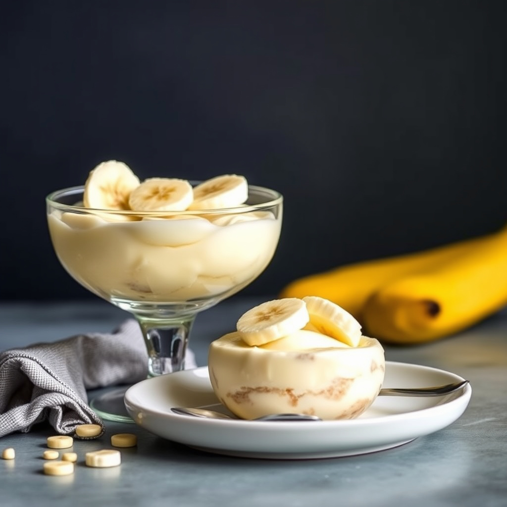 Lett og luftig bananpudding