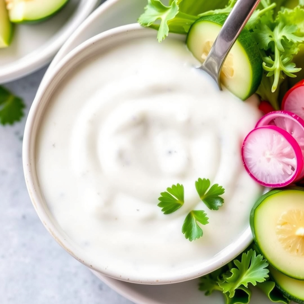 Lett rømme- og ranchdressing