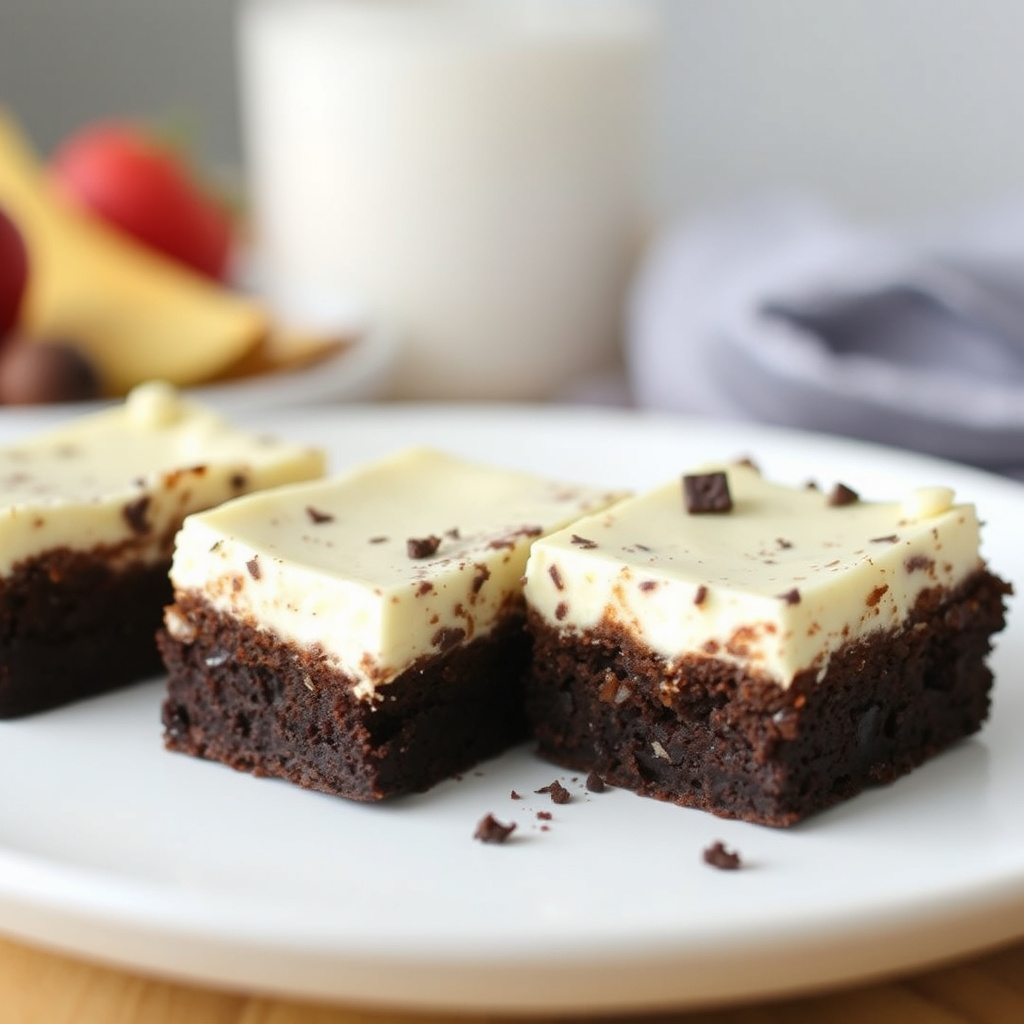 Lette ostekakemuffins med browniesmak
