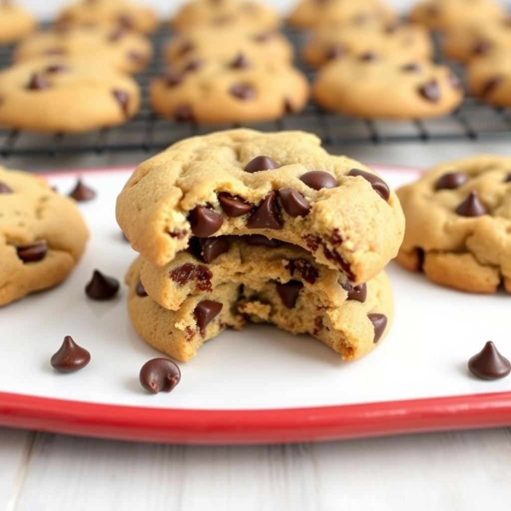 Lettvekts sjokoladechip-kaker