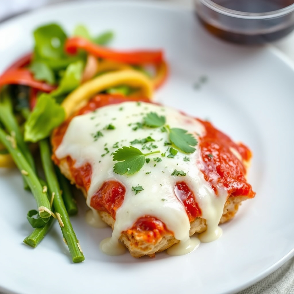 Lettversjon av kylling Parmesan