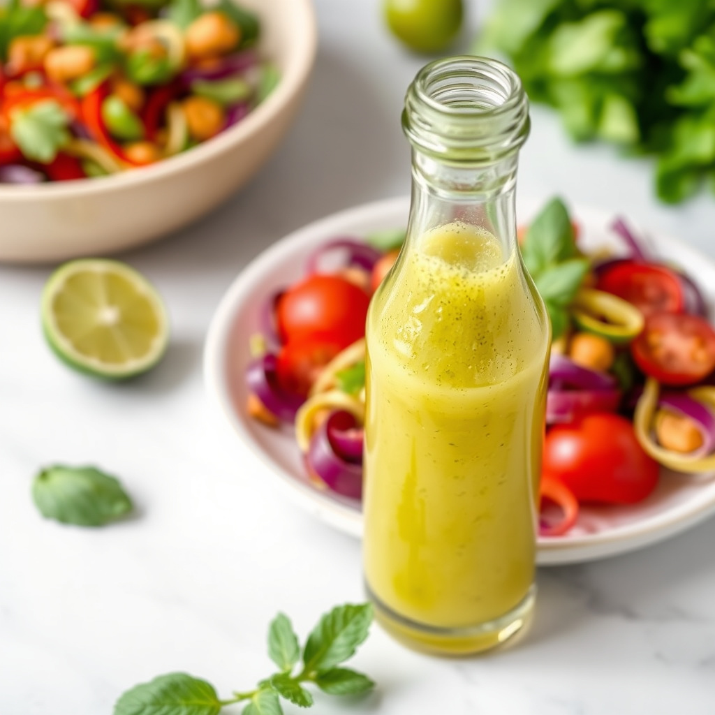 Frisk lime- og appelsinvinaigrette