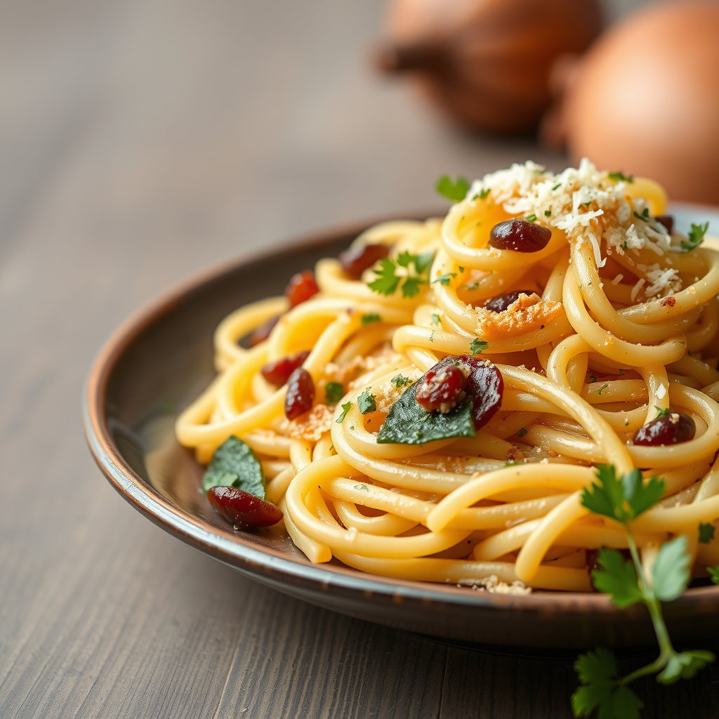 Løkepasta