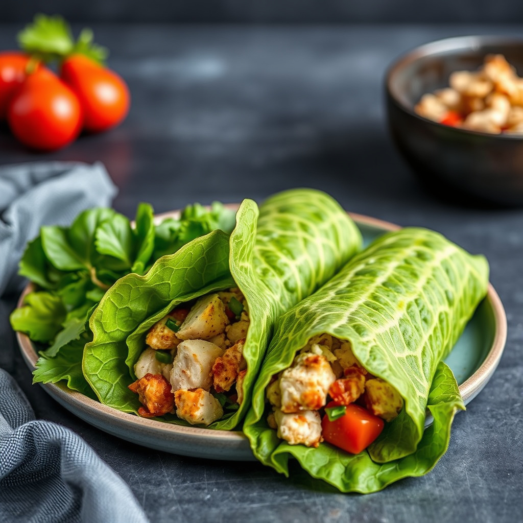Løvte kyllingwraps