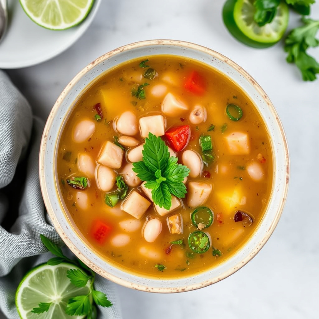Lusent lima-bønnesuppe II