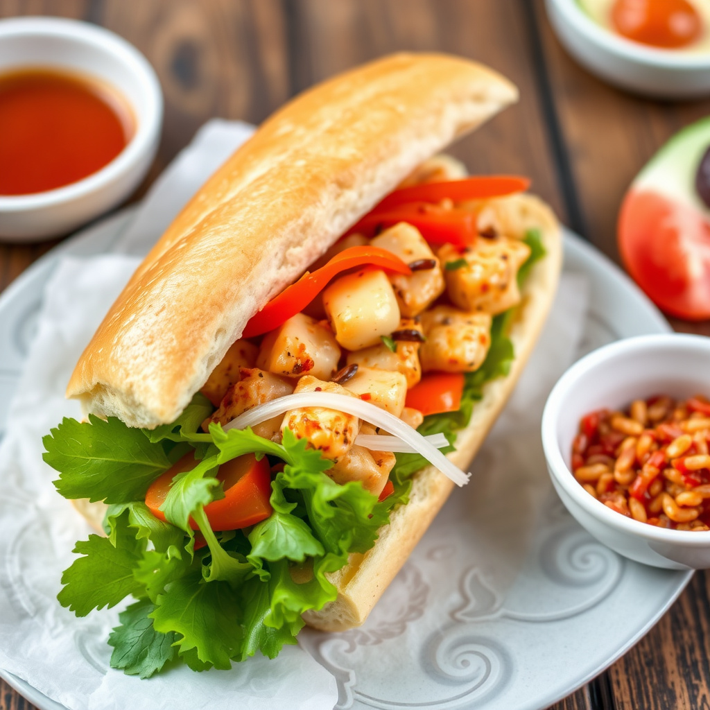 Mahi Mahi Banh Mi (vietnamesiske smørbrød)