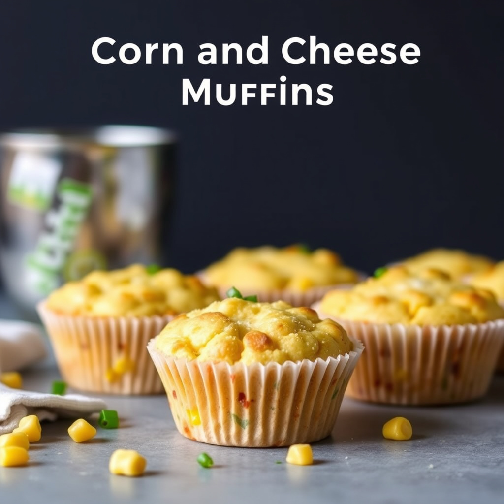 Mais- og oste-muffins