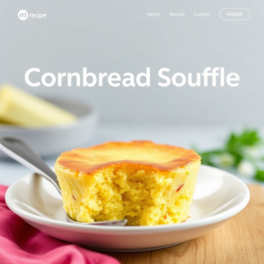 Maisbrødpudding souffle