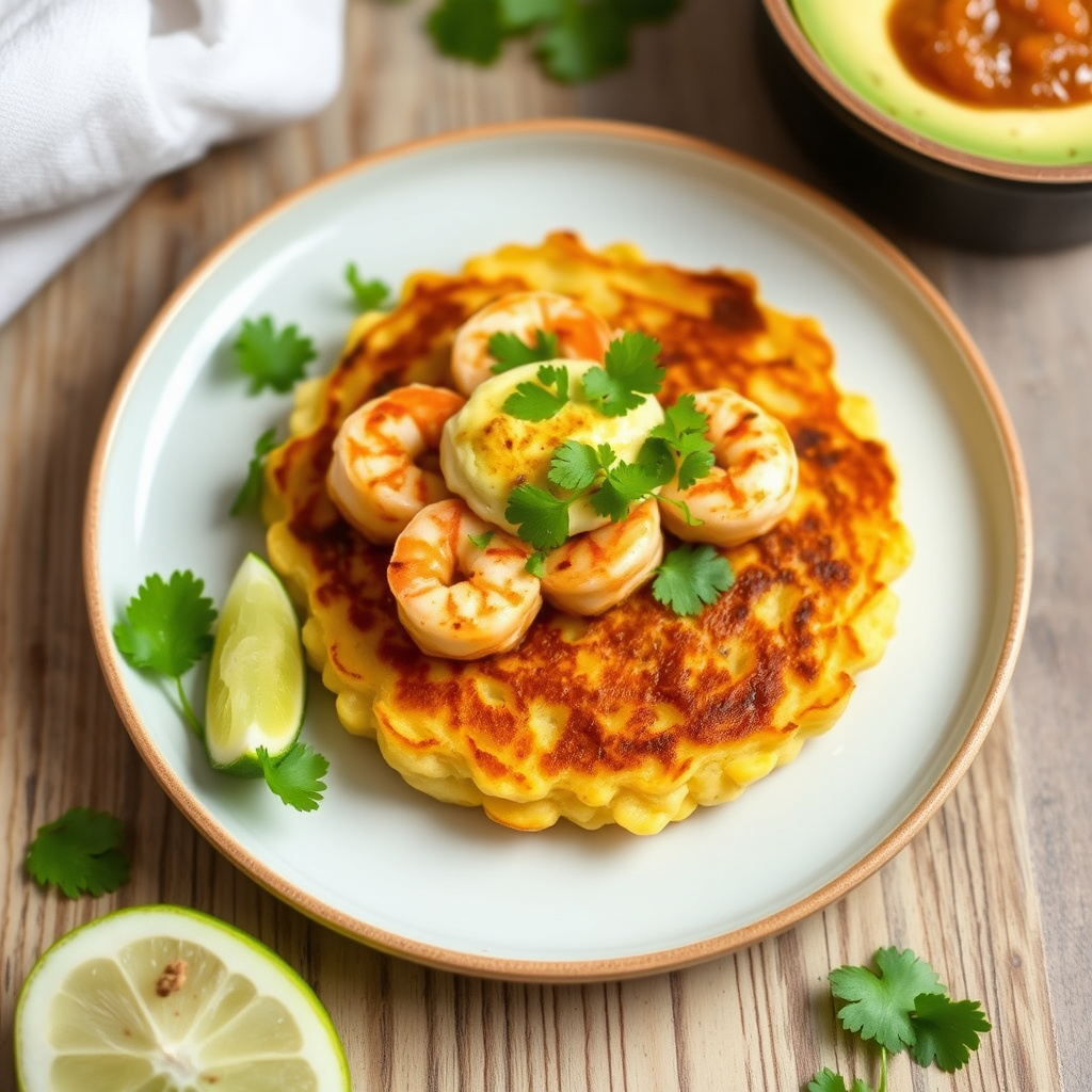 Maiskaker med reker og chipotle-smør: Maislapper