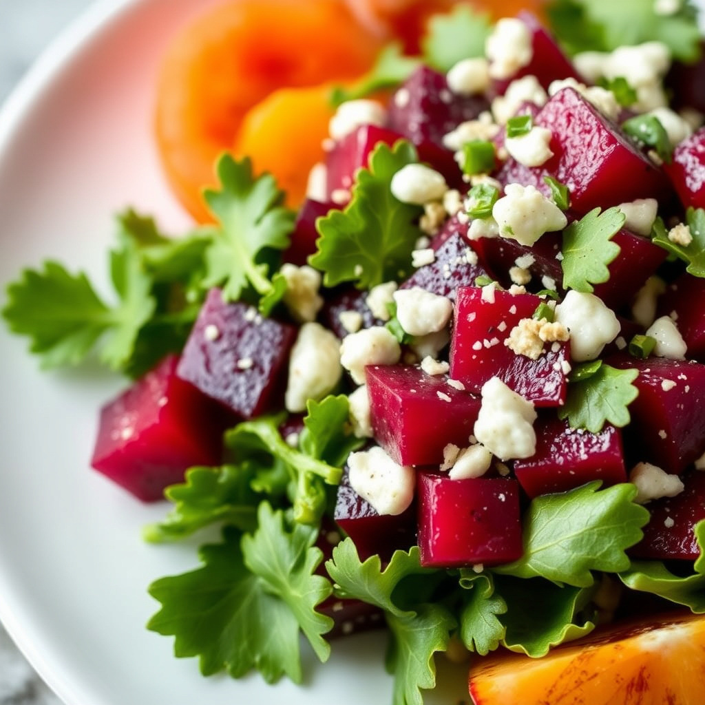 Mandarinsk beetsalat