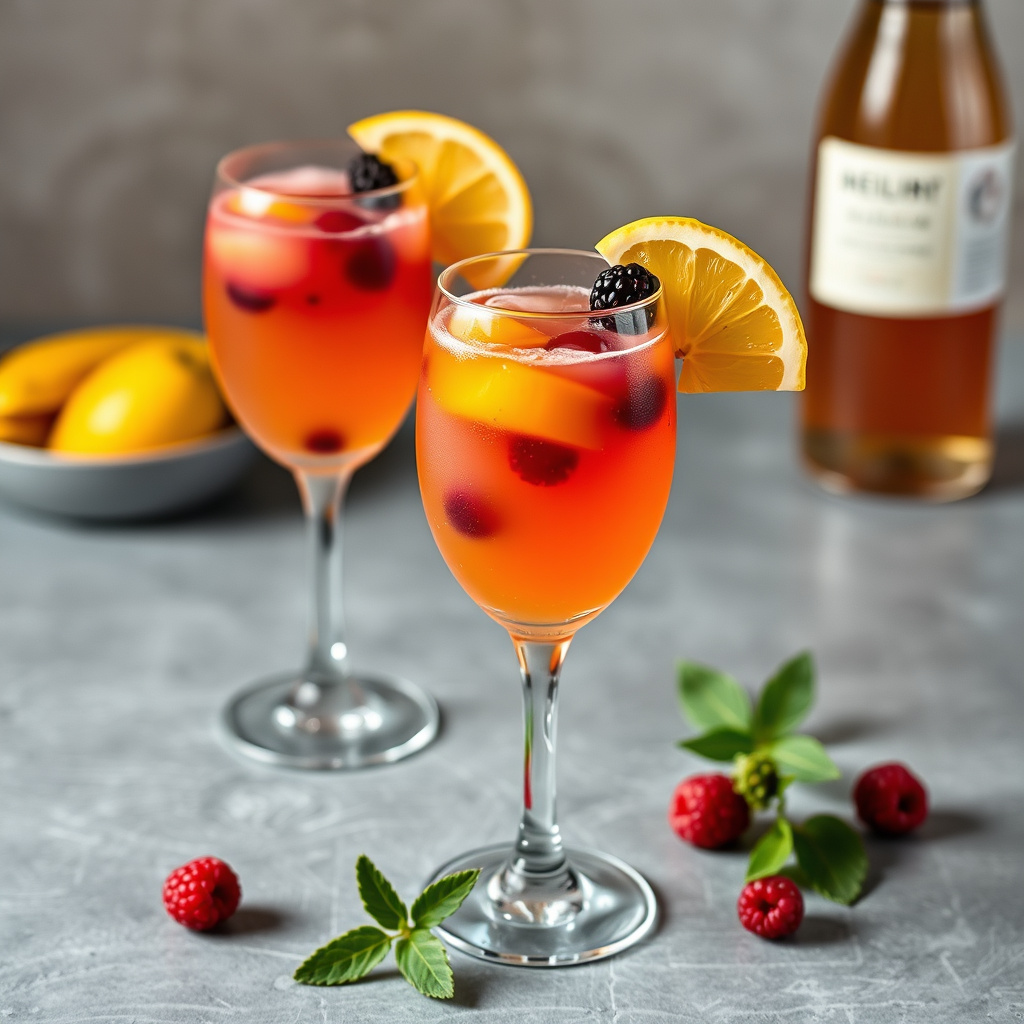 Mango- og bjørnebærmimosa