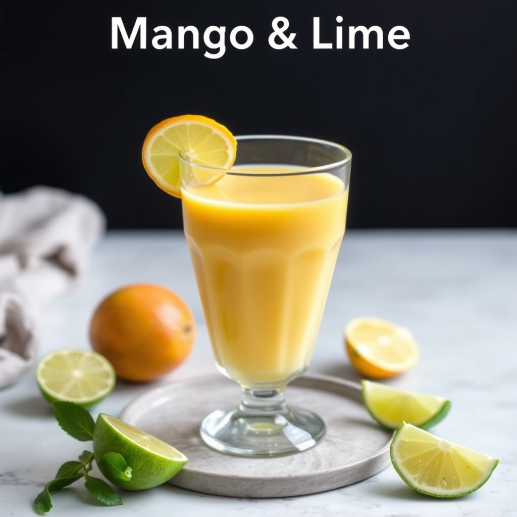 Mango- og lime-lassi