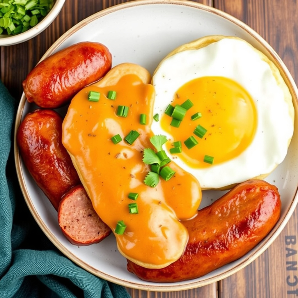 Maple Andouille frokostpølse