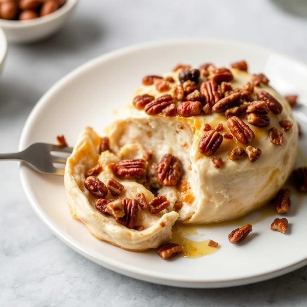 Maple Pecan Bakt Brie