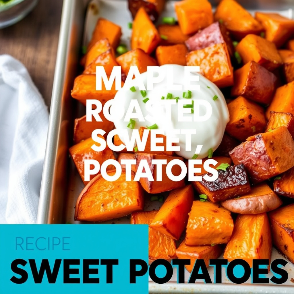 Maple-ristede søtpoteter