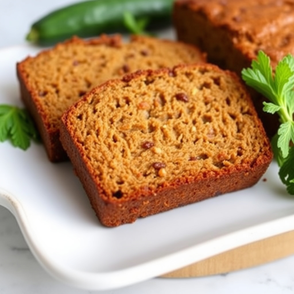 Maple zucchini-brød