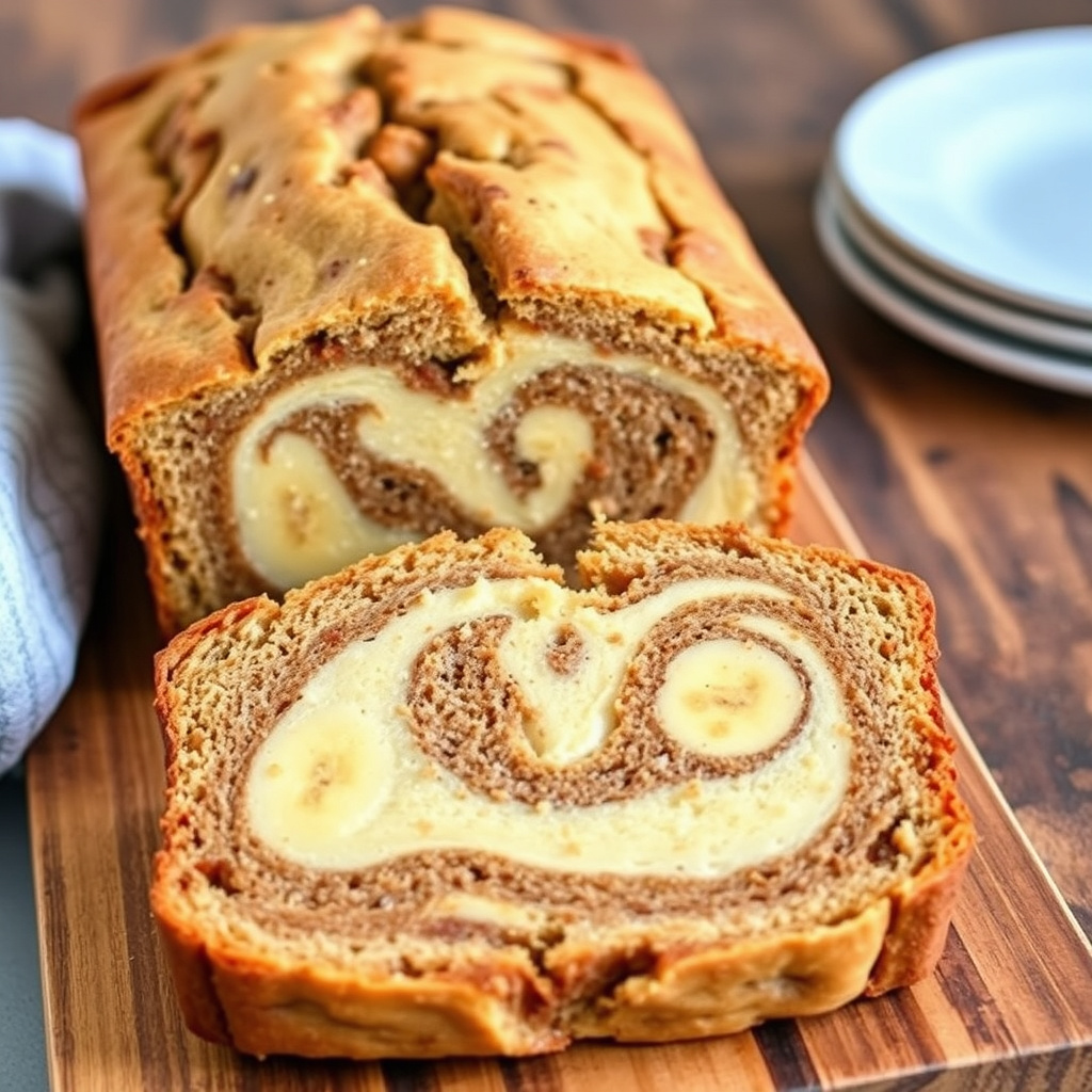 Marbled Banana Bread