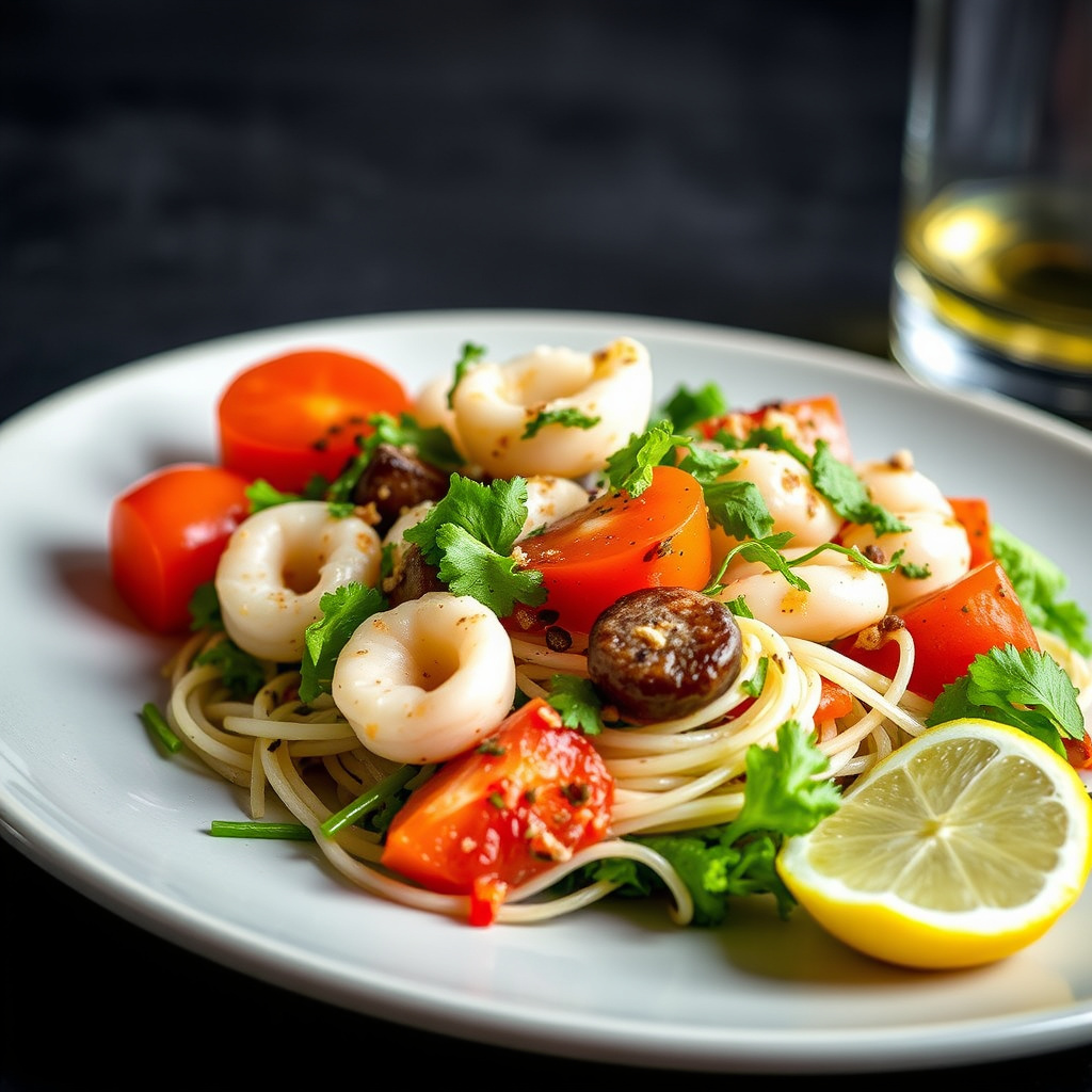 Marc Anthonys Scampi Salat
