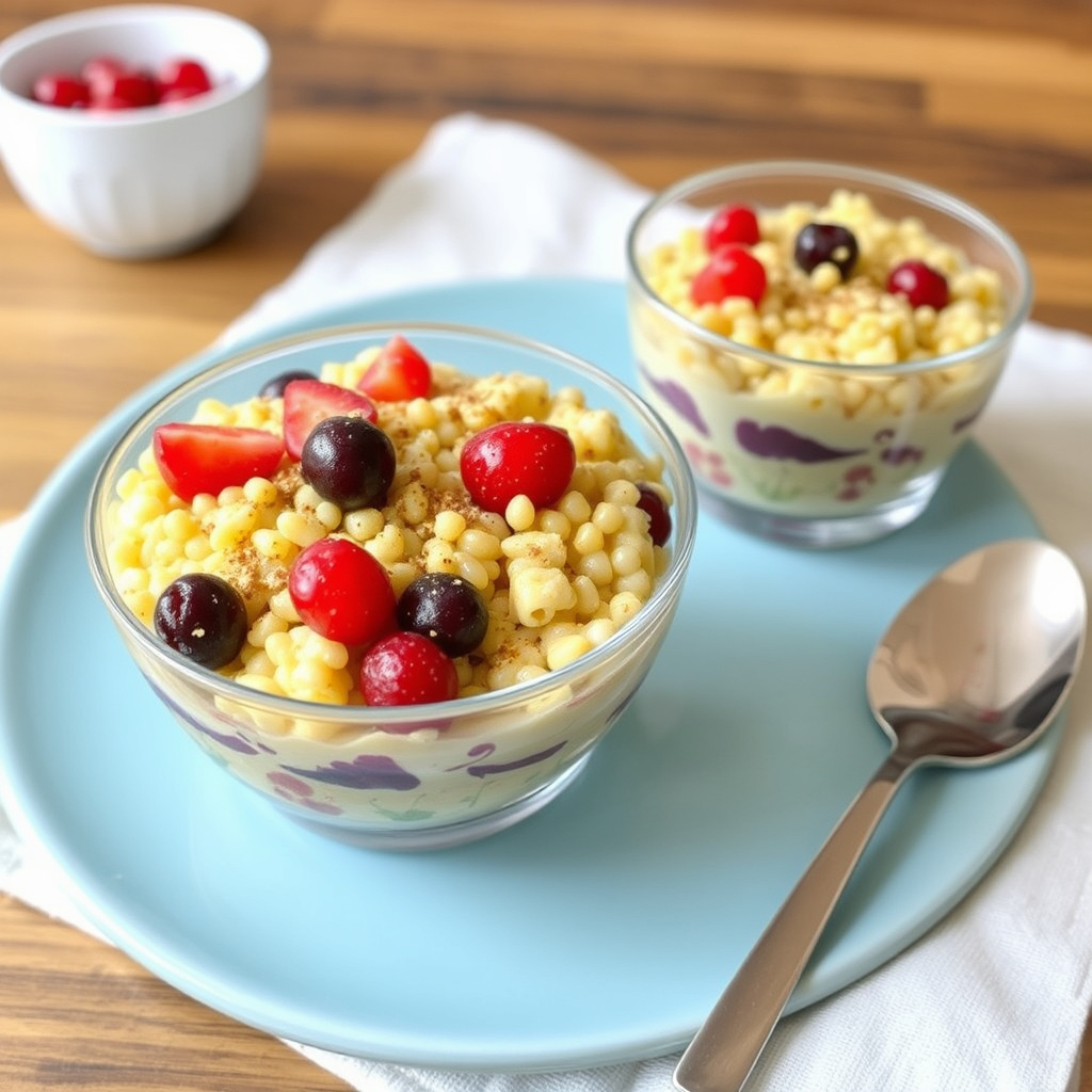 Marilus søte couscousdessert med nøtter