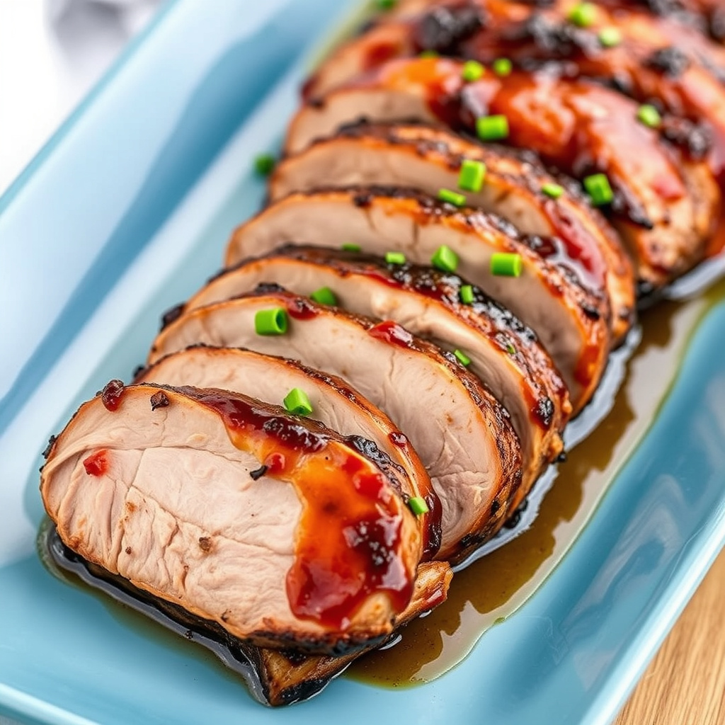 Marinert grillet svinenakke