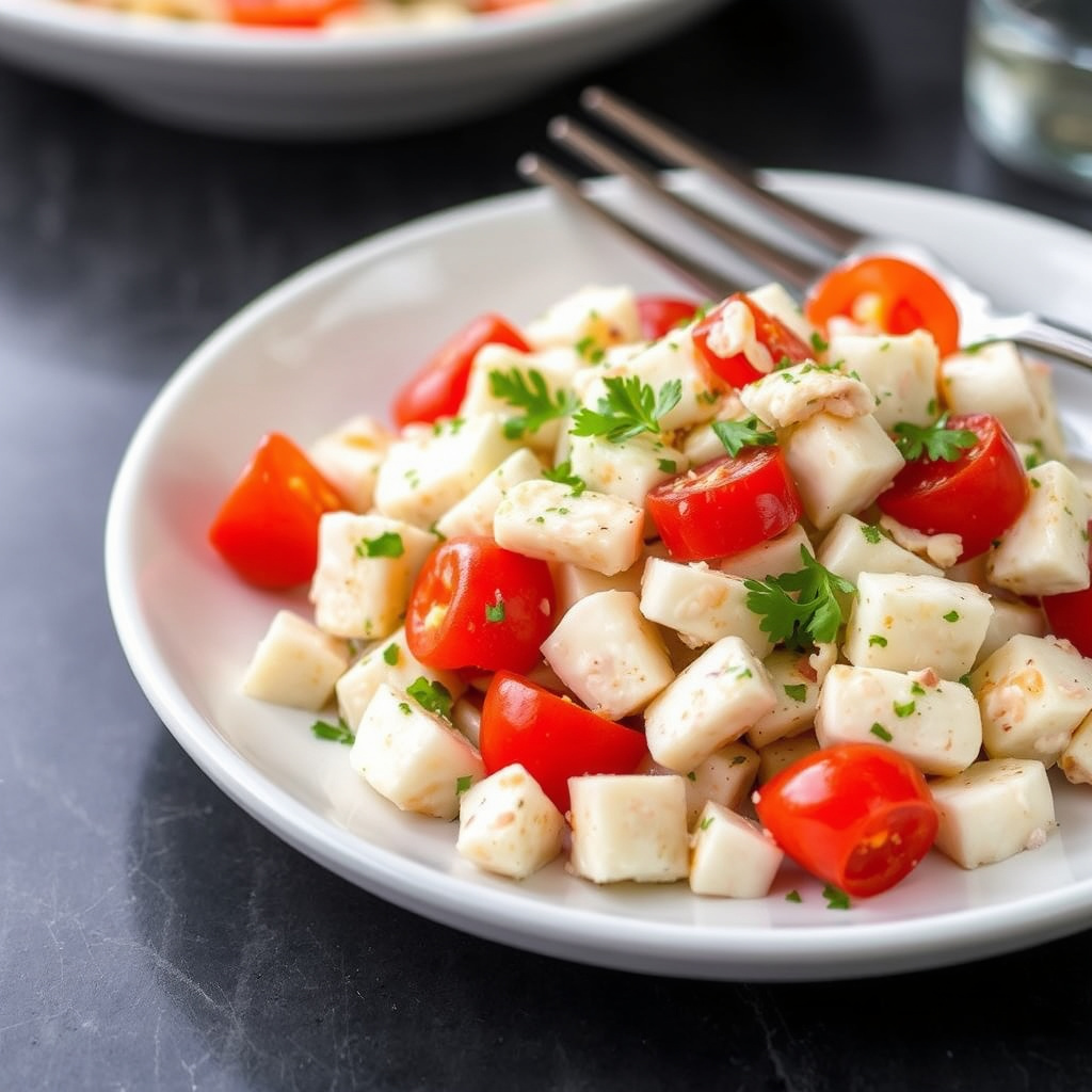 Marinert krabbesalat