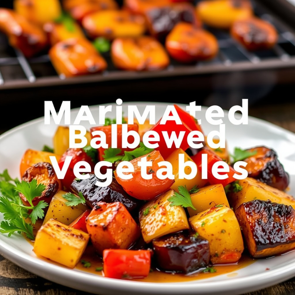 Marinerte grillede grønnsaker