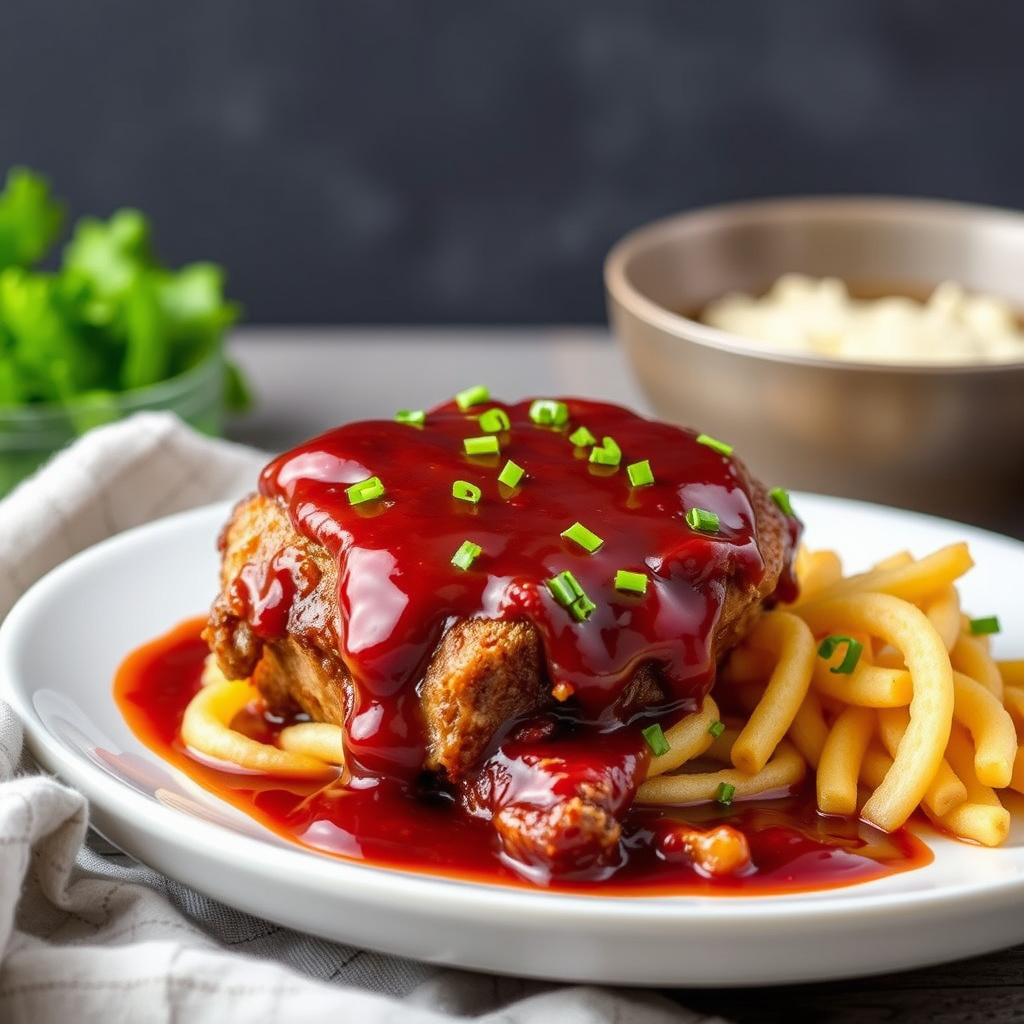 Marshall's svinekam og grillketsaus