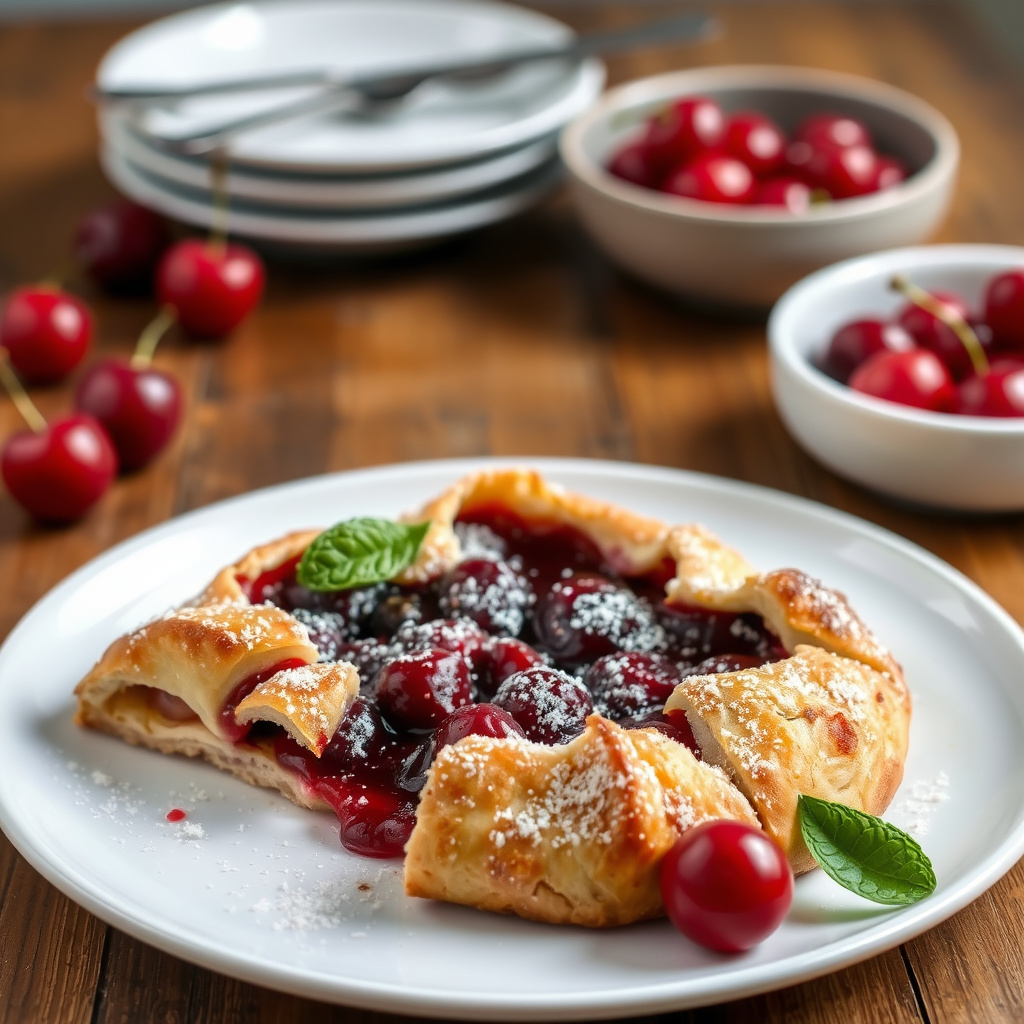 Matt sin kirsebærgalette