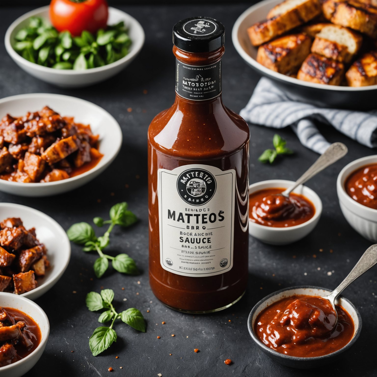 Matteos hjemmelagde BBQ-saus med blåbær