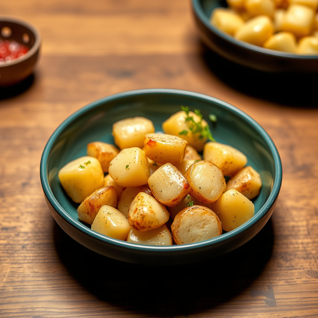 Sprø McAlister-poteter med bacon og rømmedressing