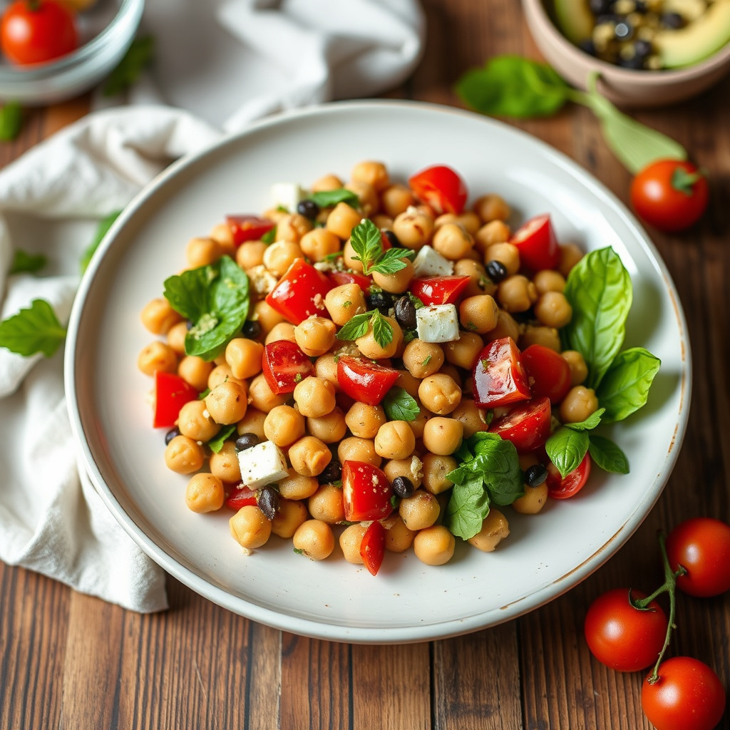 Mediterransk kikertsalat