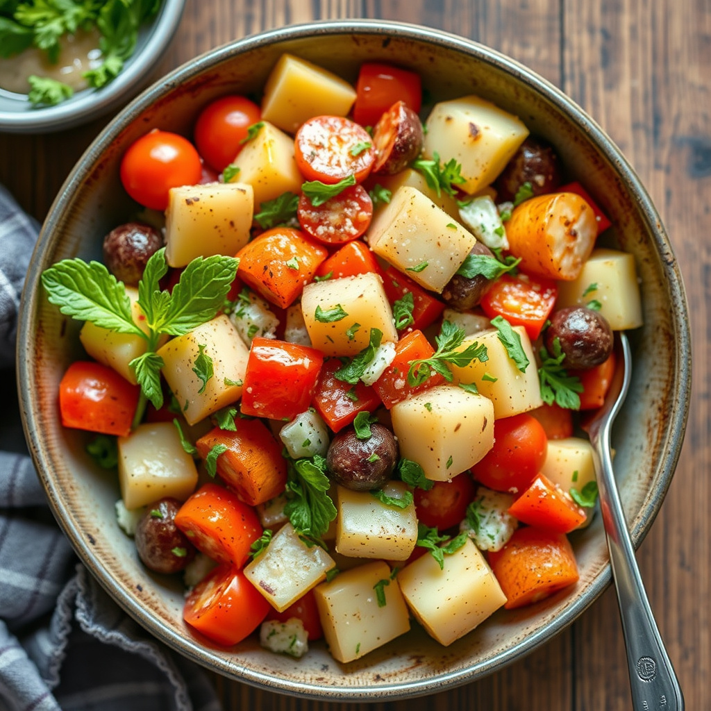 Mediterransk potetsalat