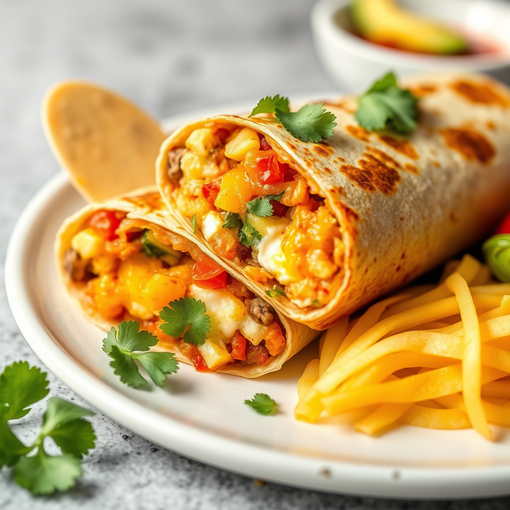 Meksikansk frokostburrito