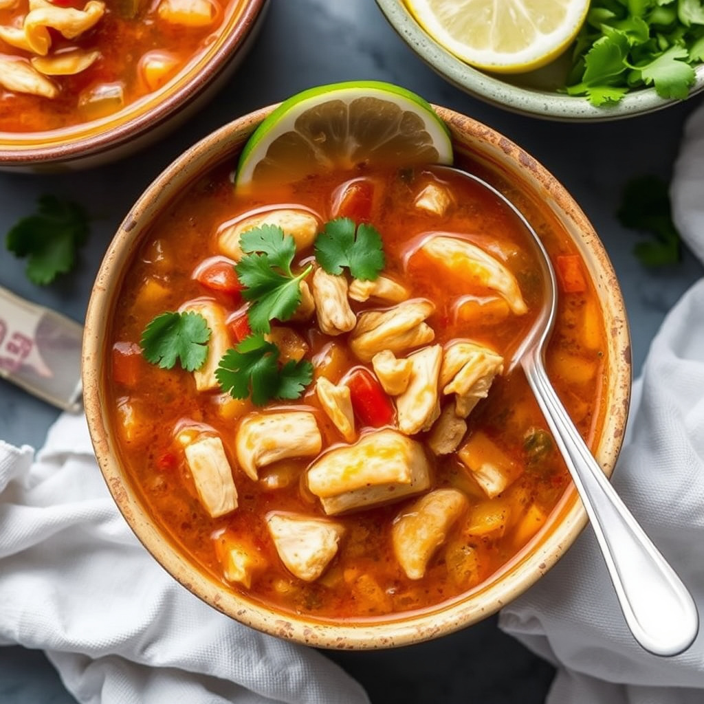 Meksikansk kyllingsuppe