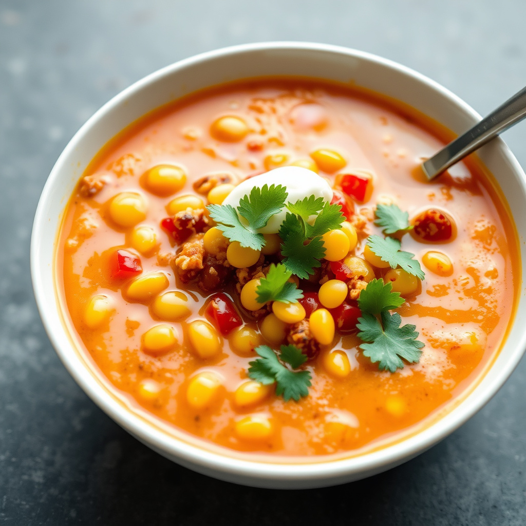 Meksikansk mais-suppe