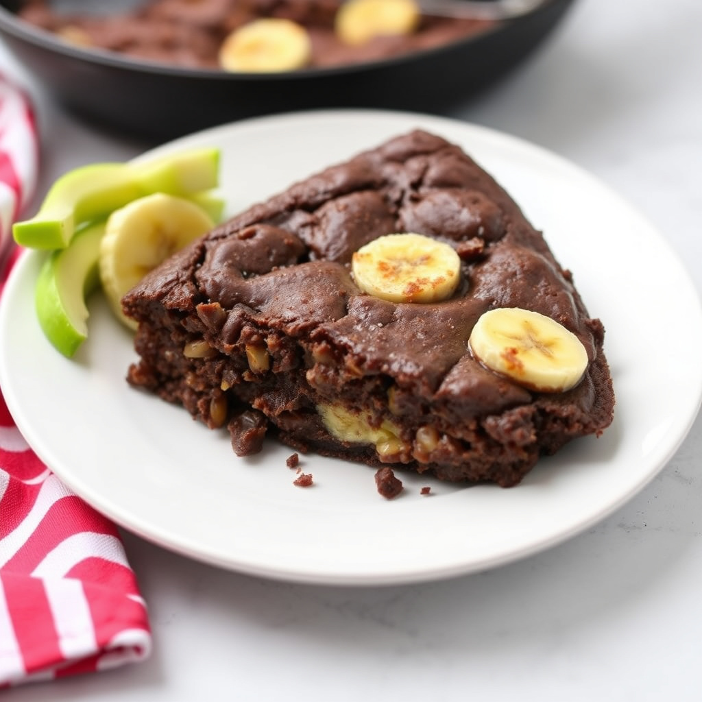 Meksikansk sjokoladebananpannekake