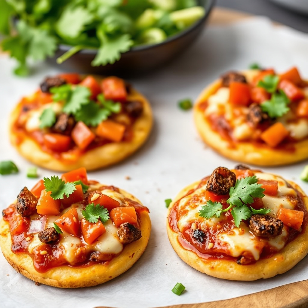 Meksikanske mini-pizzaer