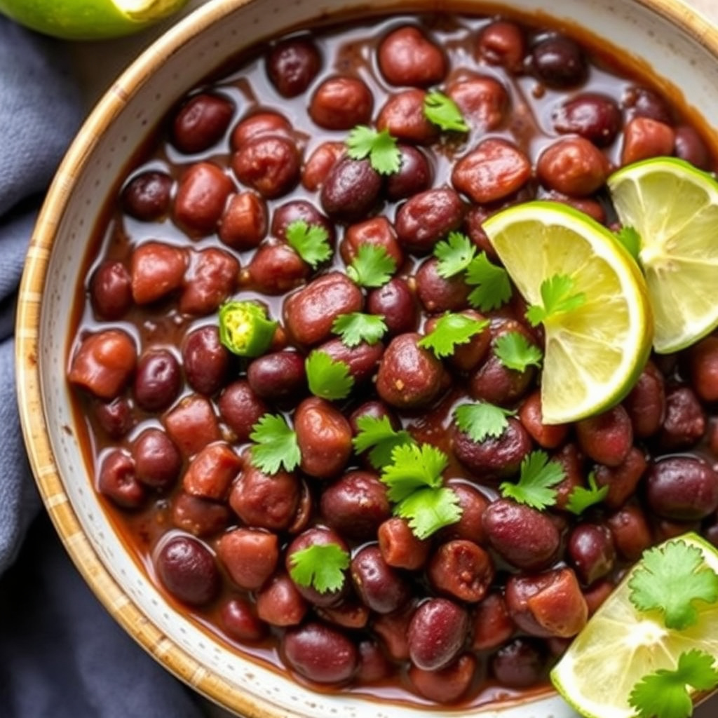 Meksikanske svarte bønner