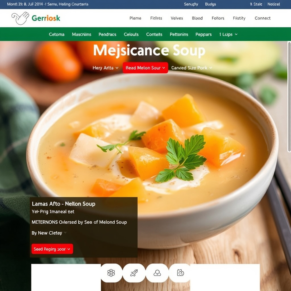 Melonsuppe