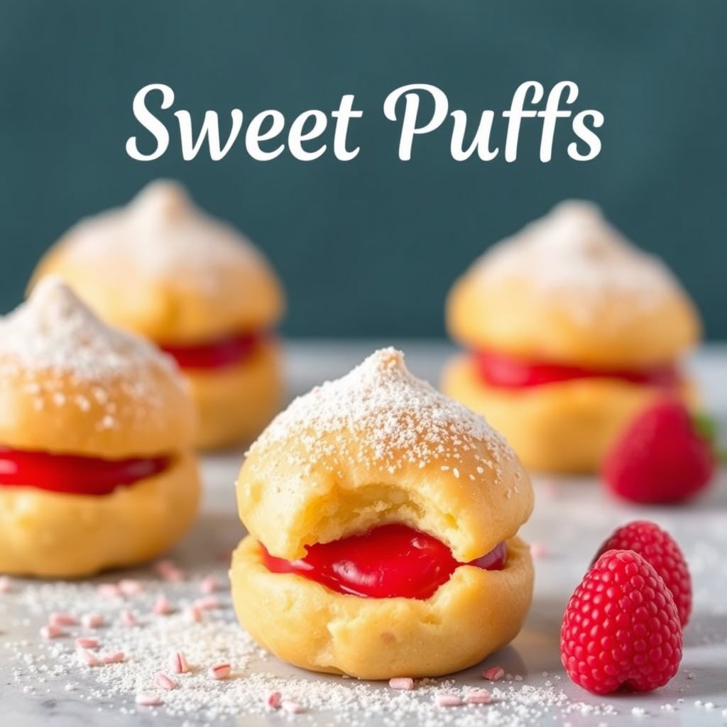 Miniatyrsøte puffar