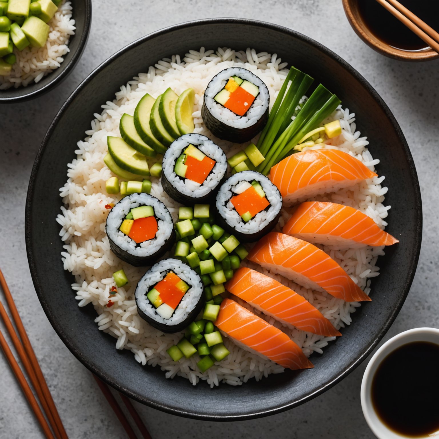 Mors sushi-ris