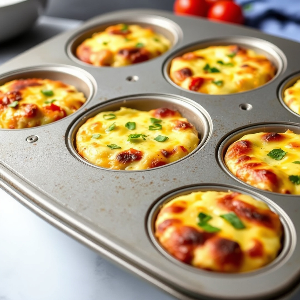 Frittataer i muffinsformer