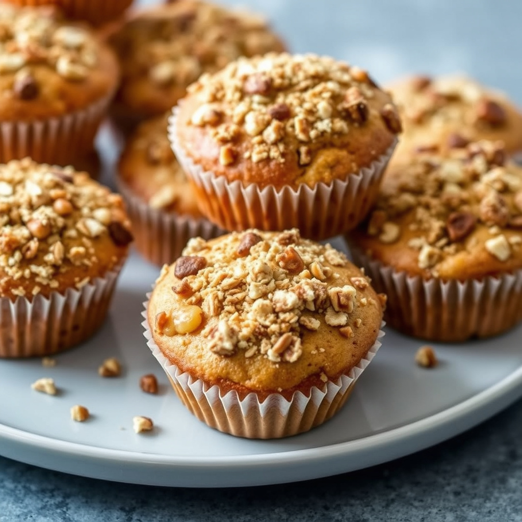 Muffins med streusel-topping