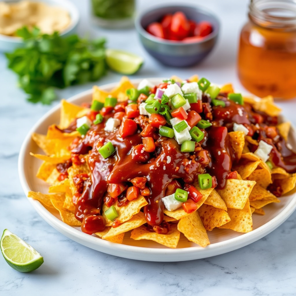 Neelys' Barbeque Nachos