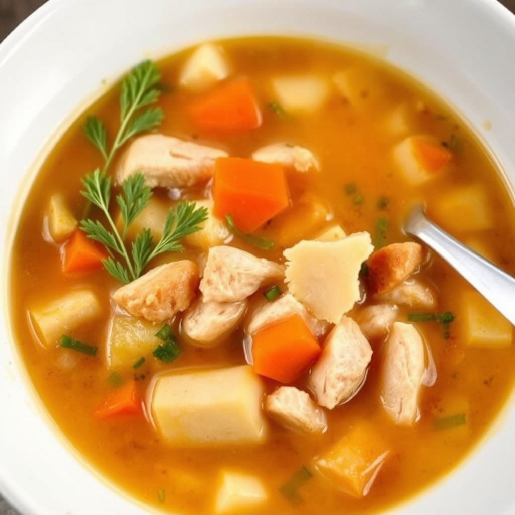 Neste dag med tyrkakjøttsuppe