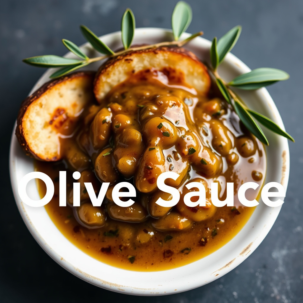 Oliven- og ansjossaus med spaghetti